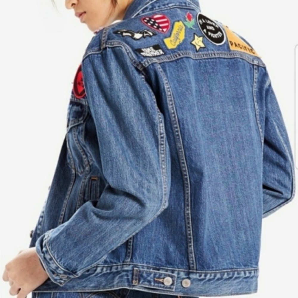 {Levi’s} Limited Ex-Boyfriend Trucker Jacket Patch - Picture 5 of 6